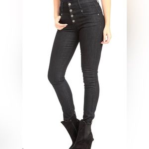Judy Blue High Waisted, Button-Fly, Skinny Jeans